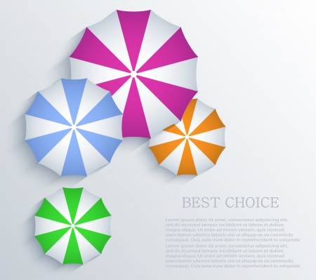 creative umbrella background. のイラスト素材