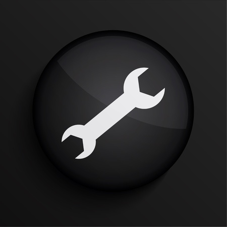 black circle icon. のイラスト素材