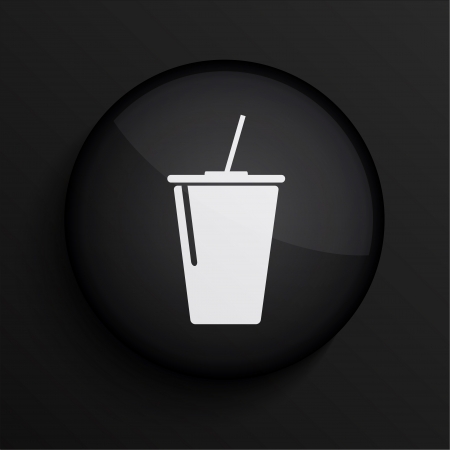 black circle icon. のイラスト素材