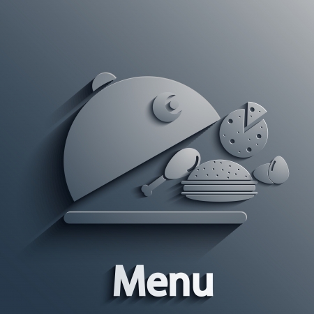 food modern background.のイラスト素材