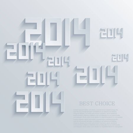 vector 2014 background. のイラスト素材