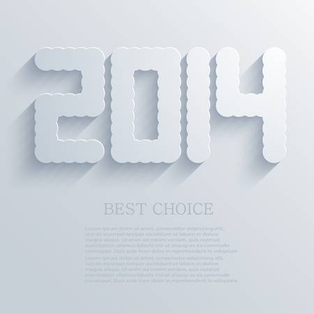 vector 2014 background.のイラスト素材