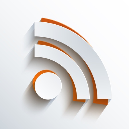 Vector rss background. 