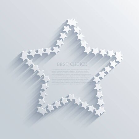 Vector star background design.のイラスト素材