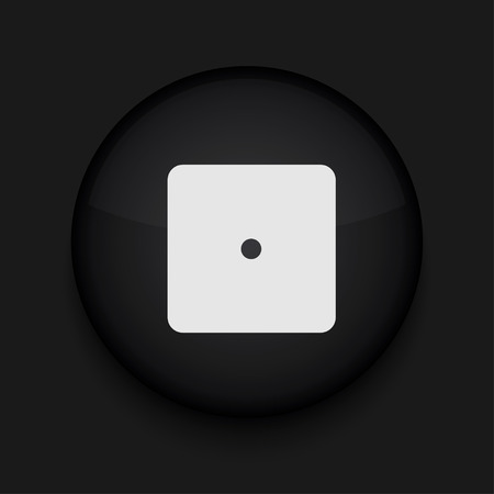 Vector black circle icon. Eps10のイラスト素材