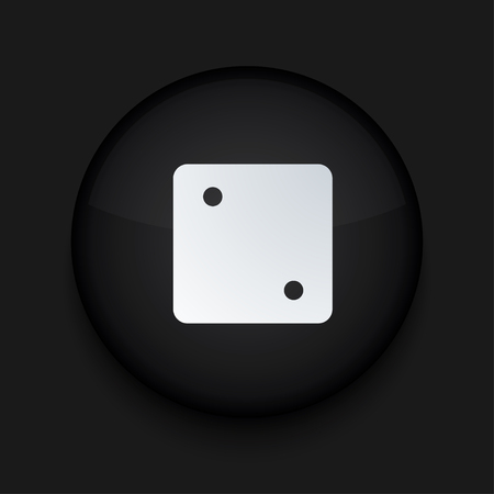 Vector black circle icon. Eps10のイラスト素材