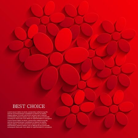 Vector flower background. Eps10のイラスト素材