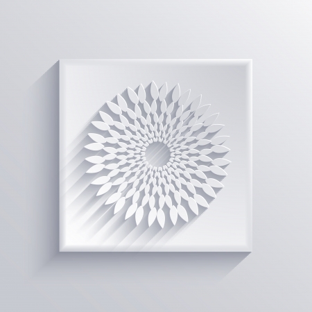 Vector light square icon. Eps 10のイラスト素材