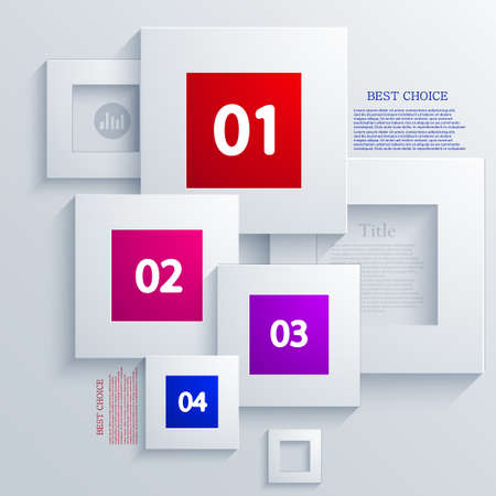 Vector infographic design. Eps10のイラスト素材