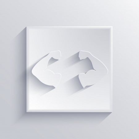 Vector light square icon. Eps 10のイラスト素材