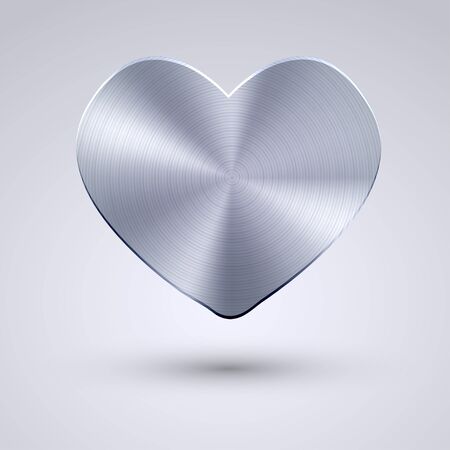 Vector full metal icon on blue のイラスト素材