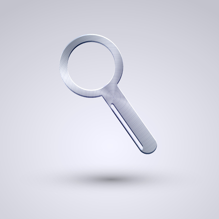 Vector full metal icon on blue のイラスト素材