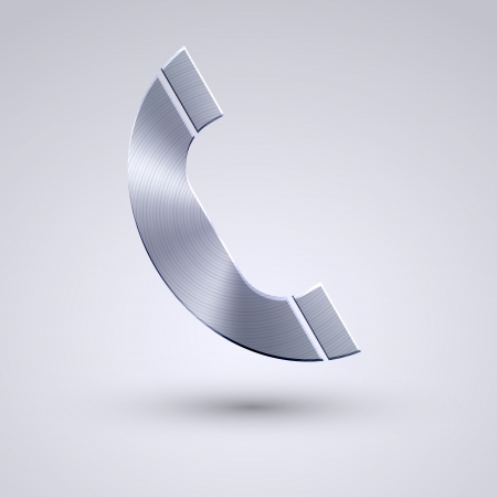 Vector full metal icon on blue のイラスト素材