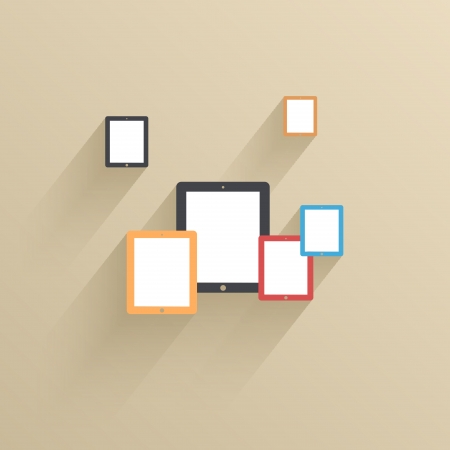 Vector creative flat ui icon background.  のイラスト素材