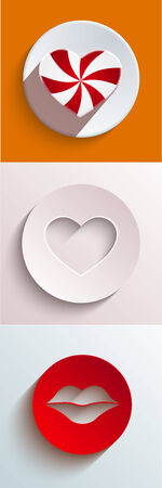 Vector valentines day background. のイラスト素材