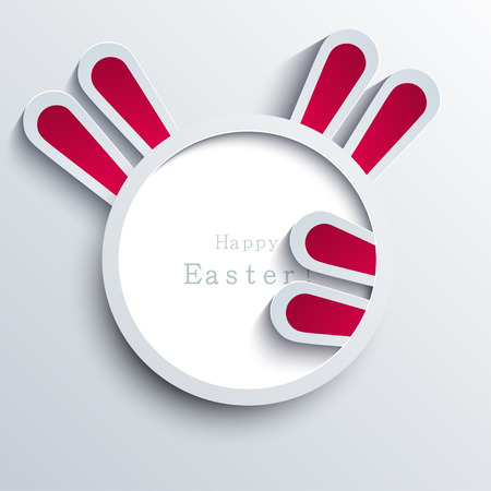 Vector modern easter bunny background. Eps 10のイラスト素材