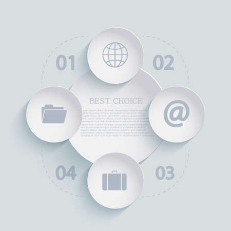 Vector modern infographic element design. Eps 10のイラスト素材