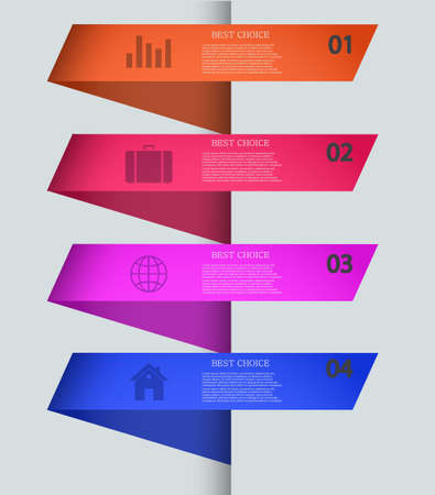 Vector modern infographic element design. Eps 10のイラスト素材