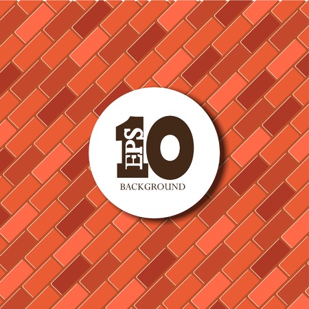 red brick background textureのイラスト素材