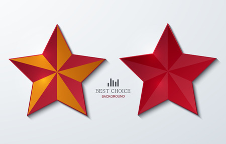 vector modern star banner background. Eps 10のイラスト素材
