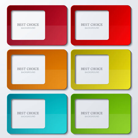 Vector moder banners element design のイラスト素材