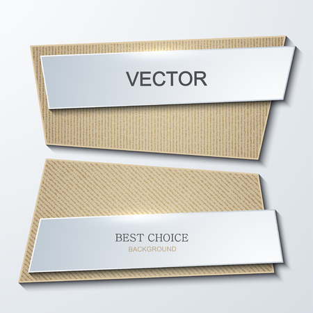 Vector moder banners element design のイラスト素材