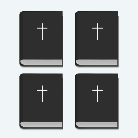 Vector bible on white backgroundのイラスト素材