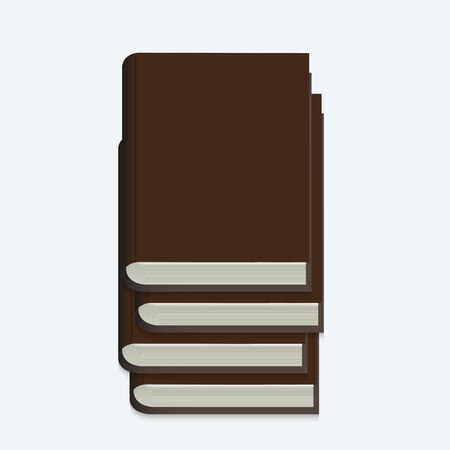 vector modern book on white background. のイラスト素材