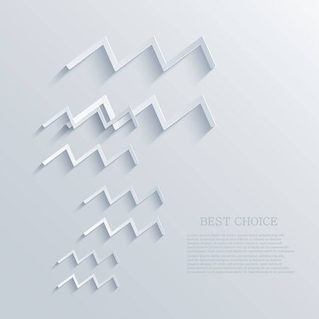 vector modern signs of the zodiac background.のイラスト素材