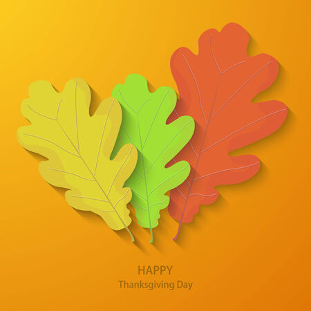 Vector modern thanksgiving day background.のイラスト素材