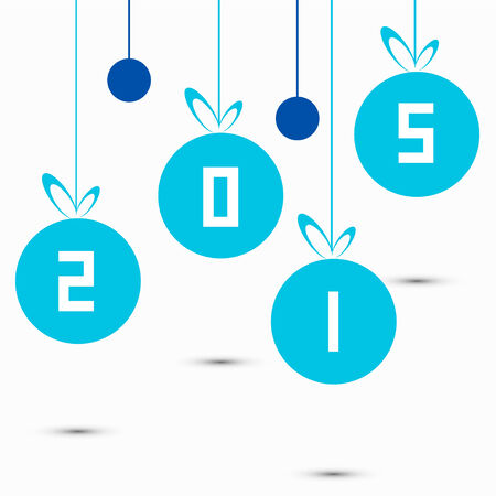 Vector modern new year 2015 background. Eps 10のイラスト素材