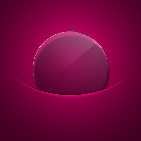 Vector modern circle glass background.のイラスト素材