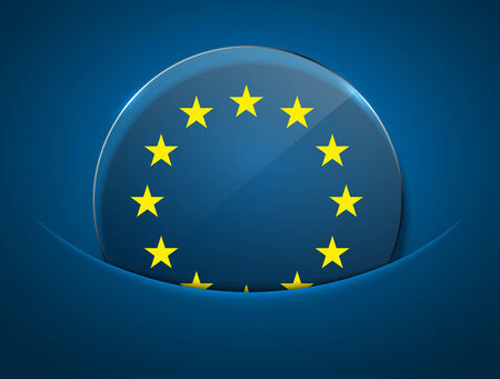 vector modern euro flag design.のイラスト素材