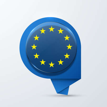 vector modern euro flag designのイラスト素材