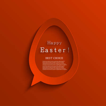 Vector modern easter backgroundのイラスト素材