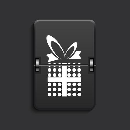 vector modern scoreboard black icon.のイラスト素材