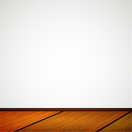 Vector wall with wooden floorのイラスト素材