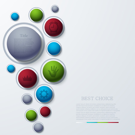 vector modern busainess infographic. Business development. のイラスト素材