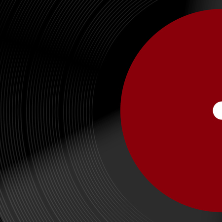 Vector modern old vinil record background. Eps10のイラスト素材