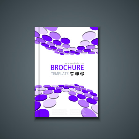 Brochure templateのイラスト素材