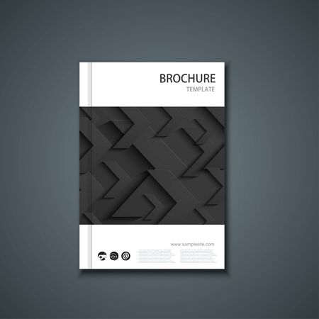 Brochure templateのイラスト素材