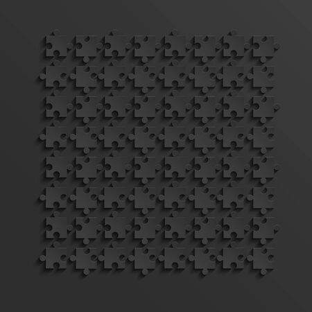 modern black puzzle backgroundのイラスト素材