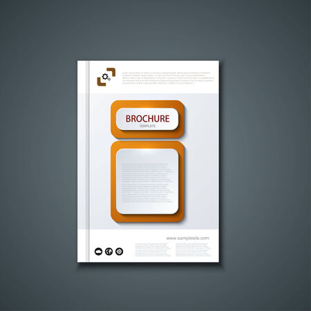 Vector flyer or banner. Brochure template designのイラスト素材