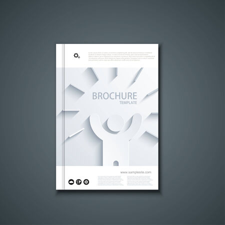 flyer or banner. Brochure template design.のイラスト素材