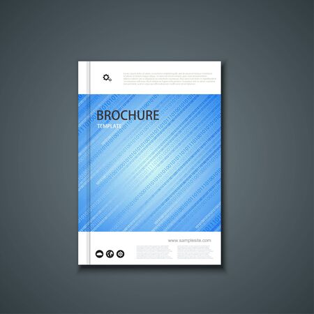 Brochure template design.のイラスト素材