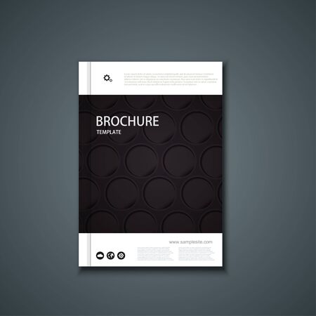 Brochure template design.のイラスト素材