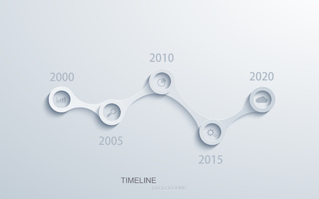 Vector modern timeline infographic.のイラスト素材