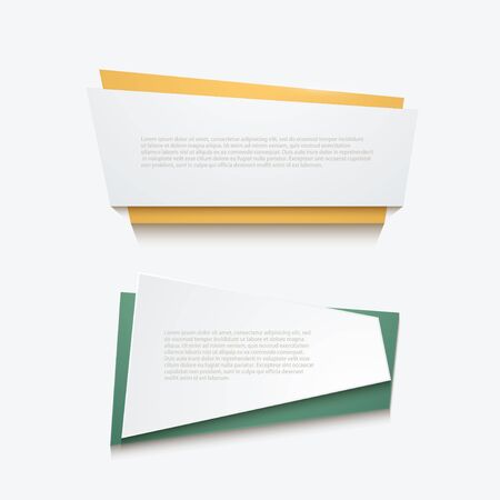 Vector banners element design.のイラスト素材