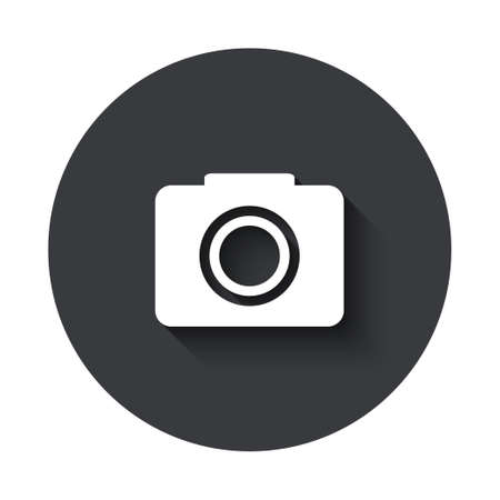 Vector modern  gray circle icon on white backgroundのイラスト素材