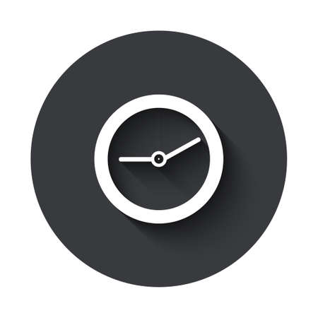 Vector modern  gray circle icon on white background